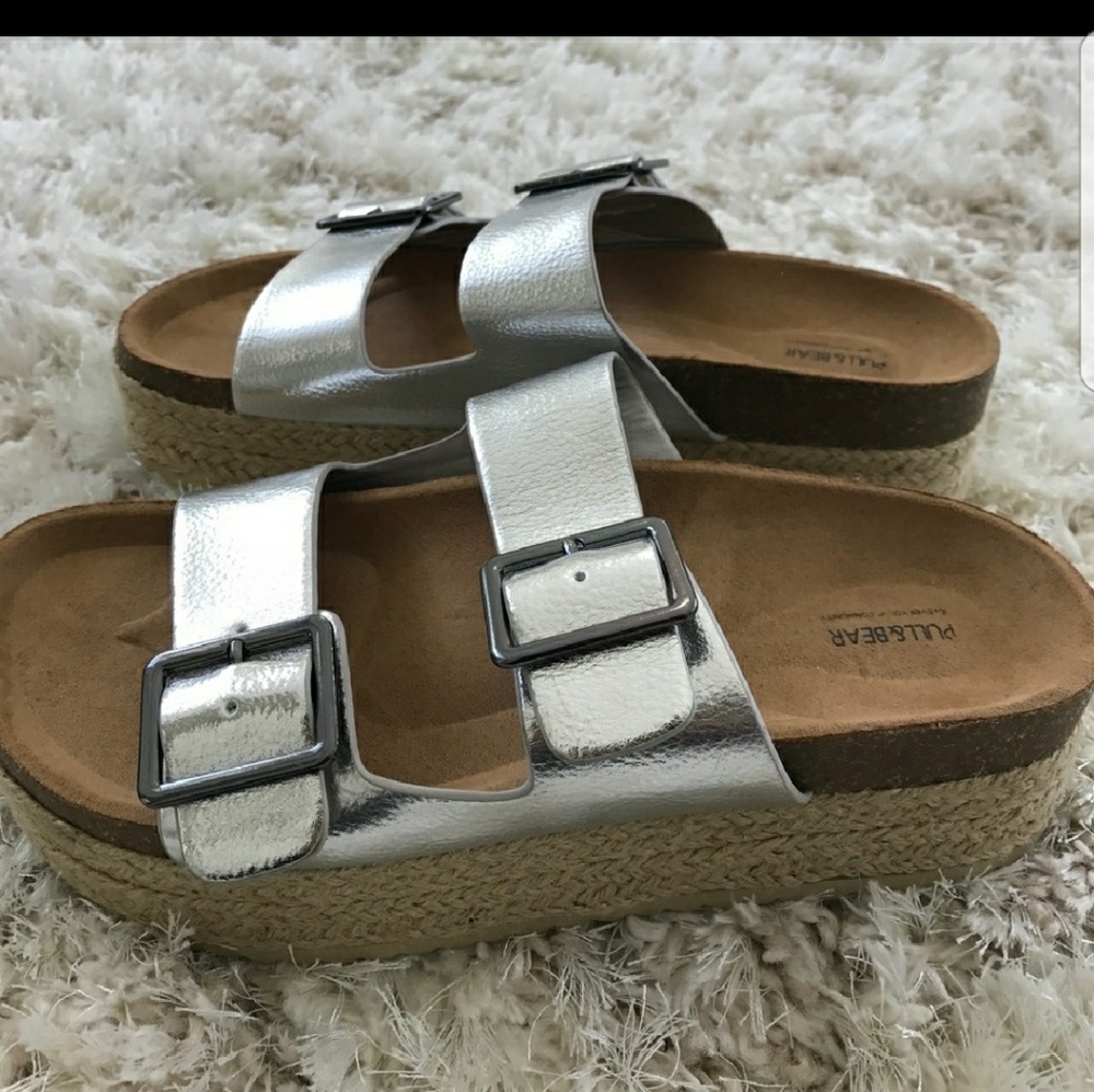 pull bear slip on platforms